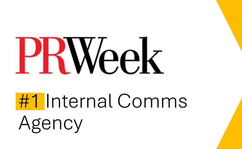 Mediazoo Named UK’s Number One Internal Communications Agency by PRWeek for Third Year Running